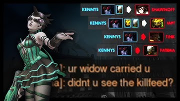 Your widow carried you - Overwatch Grandmaster Game