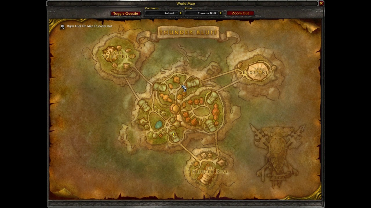 Where is Herbalism Trainer of Thunder Bluff Vanilla WoW Elysium YouTube