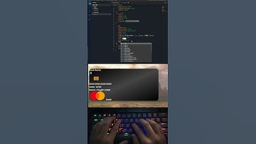 Debit Card Design Html, CSS #shorts