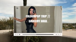 COLOURPOP BRAND TRIP // GROCERY HAUL