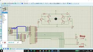 emu8086 and Proteus Temperature Control