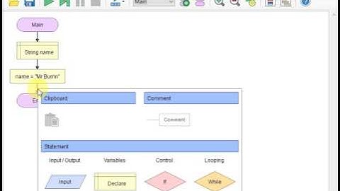 First Program in Flowgorithm