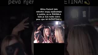 Milica Pavlovic dala mikrofon devojci iz publike, a onda... #milicapavlovic #koncert #publika #fypシ Resimi
