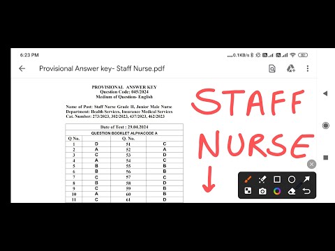 STAFF NURSE RESULT - STAFF NURSE ANSWER KEY - KPSC STAFF NURSE UPDATE