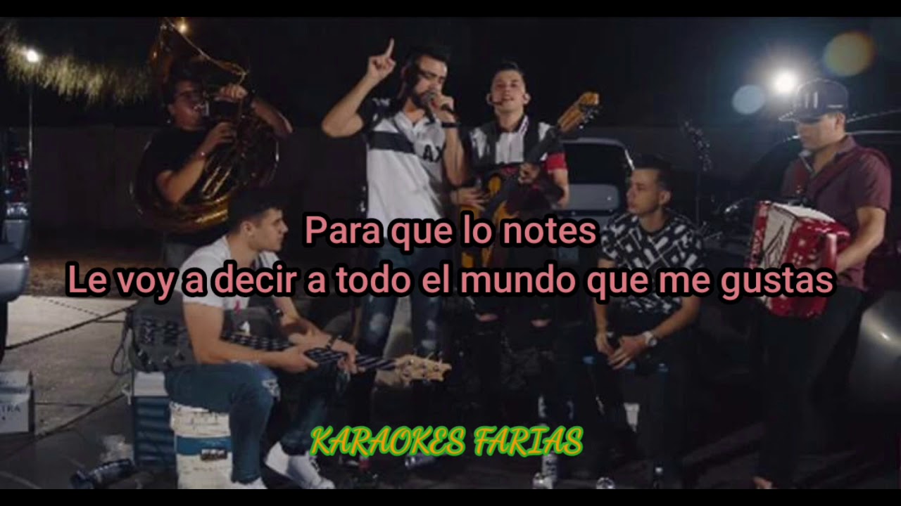 Para Que Lo Notes / Karaoke / Los Parras - YouTube