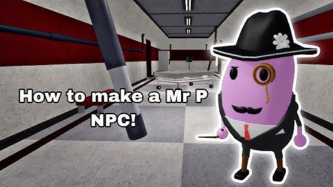How to make a Mr P npc in piggy build mode! #piggybuildmode #piggyroblox