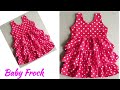 Baby Frock/Layer Baby Frock Cutting and Stitching|Frill Layer Baby Frock Cutting and Stitching