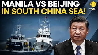 South China Sea Showdown LIVE: China Coast Guard Blocks Philippine Vessels In South China Sea | WION