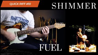 Shimmer - Fuel (guitar lesson :: quick riff #10)