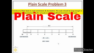 plain scale in engineering drawing | scales in Engineering Drawing | Engineering Drawing | 6.7
