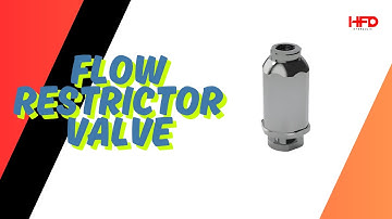 POPPET TYPE FLOW RESTRICTOR WITH CHECK VALVE – VSRU/C | HFD Hydraulic