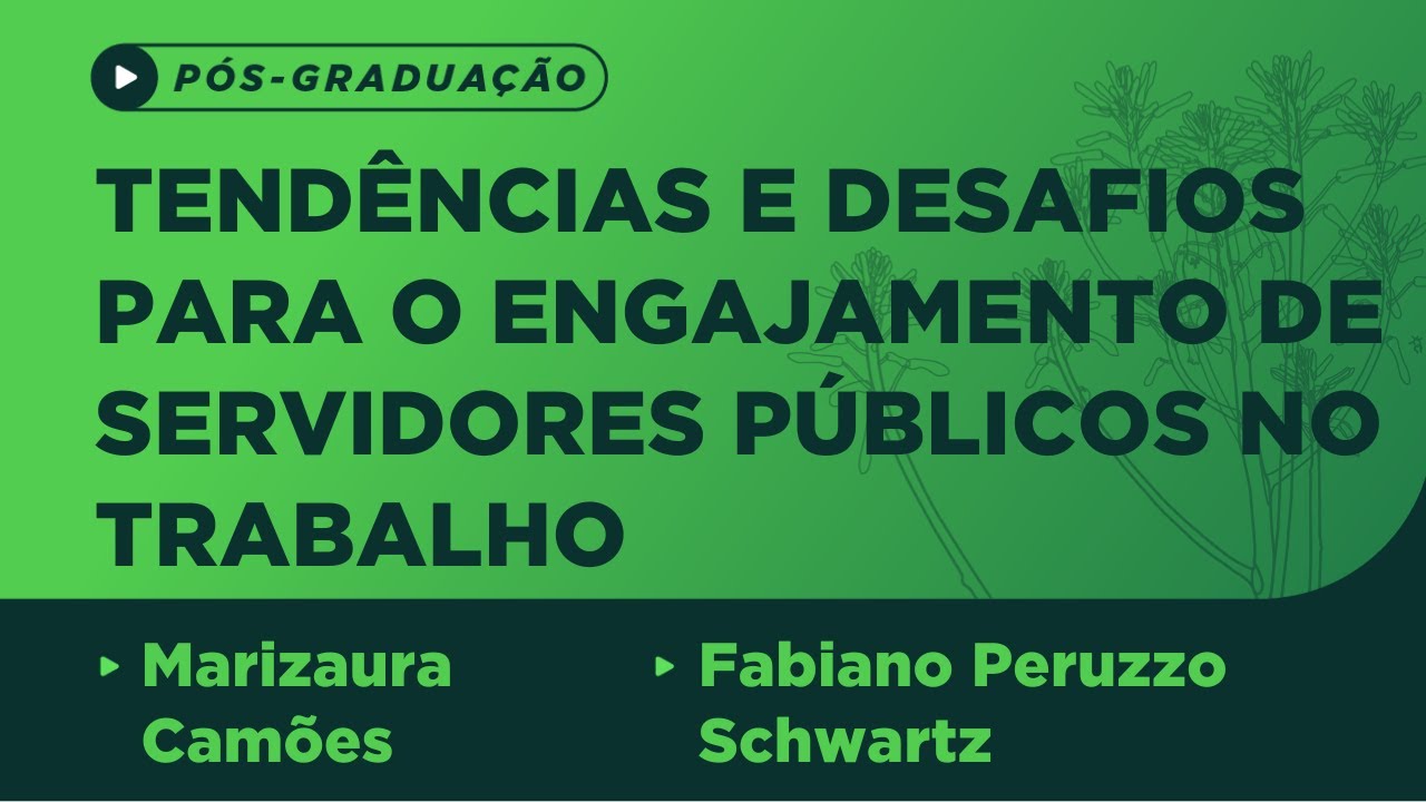 EXTENSÃO UNIVERSITÁRIA: PALESTRA - Novas Tendências na Formação de