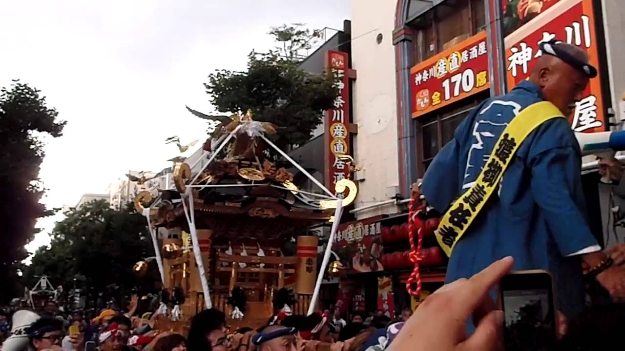 横浜伊勢佐木商店街 横濱開港祭 みこしコラボレーション の神輿に いってみ 15年6月28日 Mikoshi Ittemi 神輿いってみ