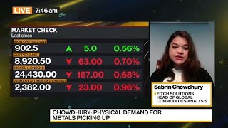 China's Recovery Path to Support Metal Prices: Fitch