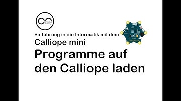 A 03 Calliope: Programme laden