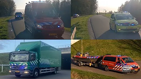 [GRIP1!] Jongetje vermist bij de Lek in Vianen - Vele Hulpdiensten met spoed onderweg!