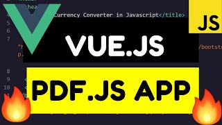 Vue.js Render PDF Document in PDF.js Using PDFjs-dist Library Full Tutorial For Beginners