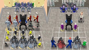 MERGE MASTER ZOMBIE UNIVERSE - ZOMBIE EVOLUTION BATTLE - DRILLMAN VS CAMERAMAN NEXT LEVEL