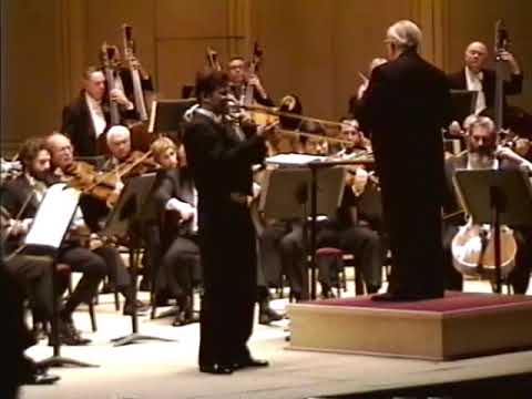 Смотреть «Nitzan Haroz  Wolfgang Sawallisch Philadelphia Orchestra  Blue Winter  Roland Pöntinen  January 1998» на YouTube