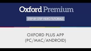 Download and use the Oxford Plus App on PC, Mac, or Android screenshot 1