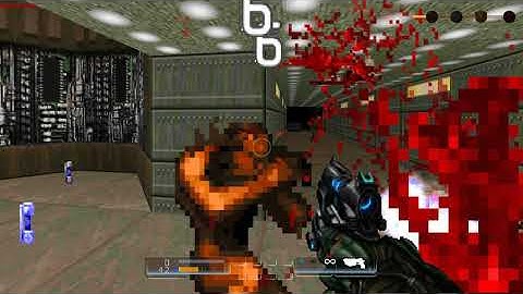 Doom 2016 in Doom 2 ( Death Foretold MOD ) First level