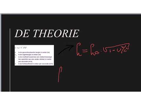 Video: Verschil Tussen Tijdverwijding En Lengtecontractie