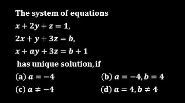 consistency of system of linear equations by rank method
