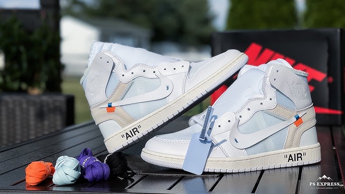 LOUIS VUITTON OFF–WHITE X NIKE AIR JORDAN 1S UNBOXING 