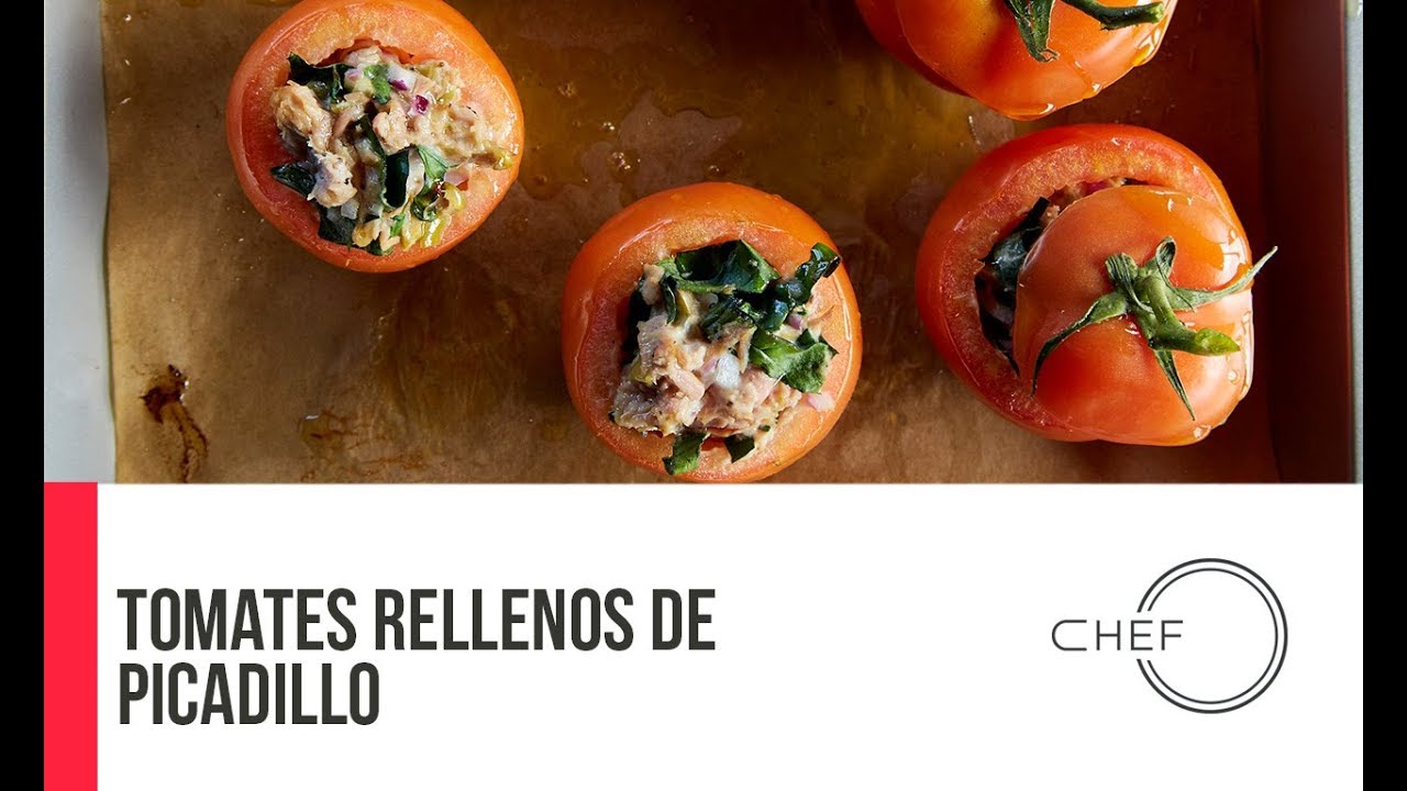 Tomates Rellenos de Picadillo recipe for dinner party for 6