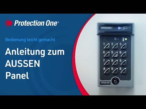 Anleitung AUSSEN Panel | Protection One