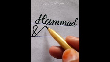 Hammad & Aiman | Write  your name