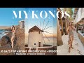 Mykonos 2020  where to eat tan and party  salt bae  travel vlog ep2  crishya