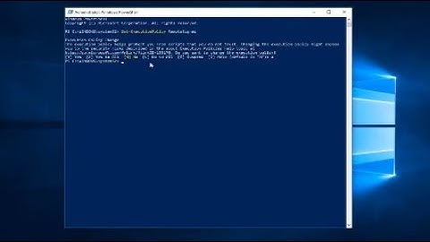 FIX Execution of Scripts Is Disabled on This System