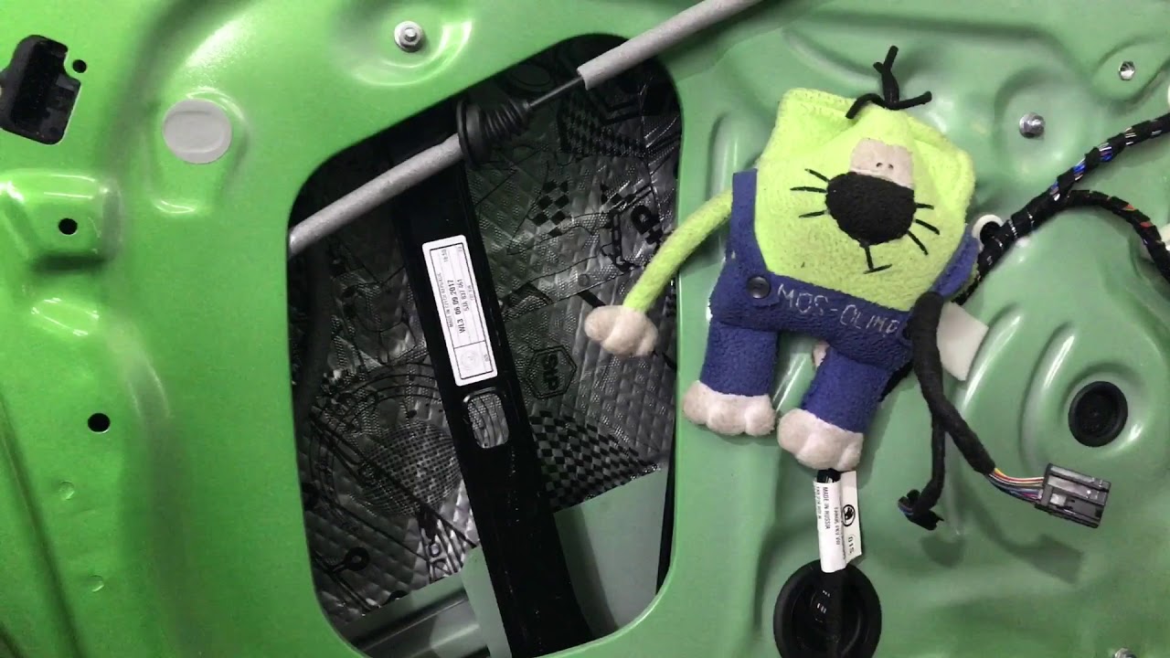 Skoda rapid шумоизоляция дверей