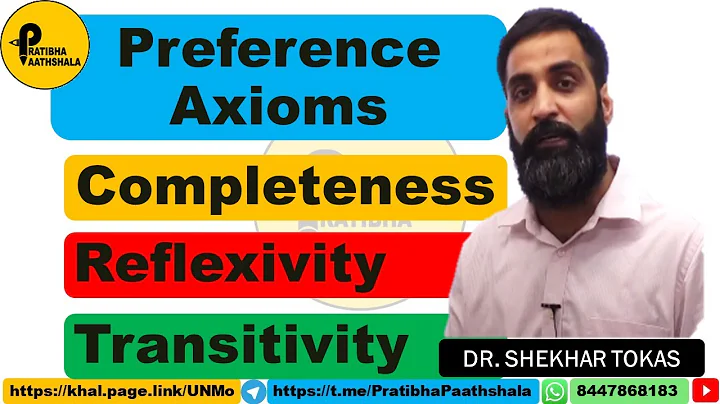 Axioms of Completeness| Reflexivity| Transitivity| Varian Ch 3| BA (H) Economics| NTA NET Economics| - DayDayNews