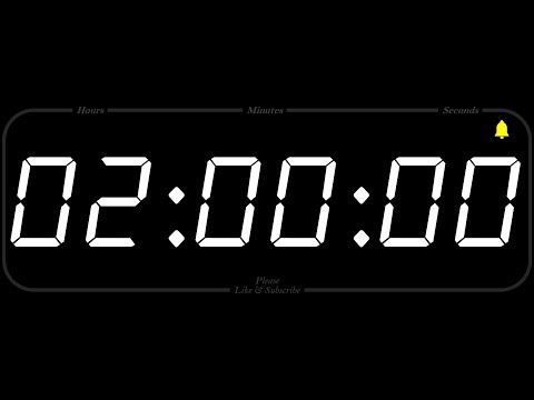 2 Hour - Timer x Alarm - 1080P - Countdown