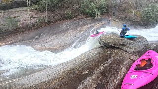 I’m telling my kids this is how I got to school || Toxaway River Kayaking