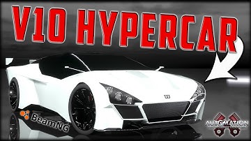 Building A Max Downforce Hypercar!! Automation - BeamNG