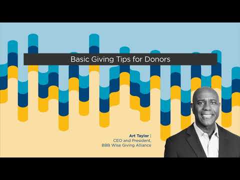 Thumbnail for Heart of Giving podcast, Art Taylor with Basic Giving Tips
