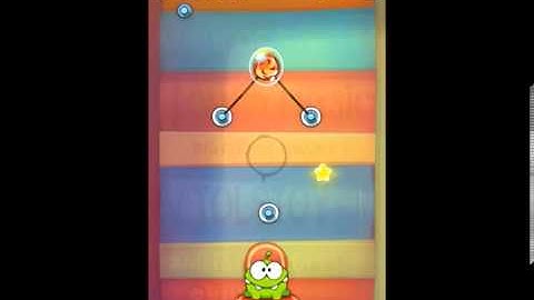 Cut The Rope Experiments Getting Started Level 1-7 3 Star Walkthrough899