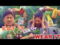 EAT IT OR WEAR IT CHALLENGE! *Laughtrip! | DARLISHYTV