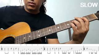 ဆေးပေးပါ - မျိုးကြီး(New Version) - guitar solo with TAB