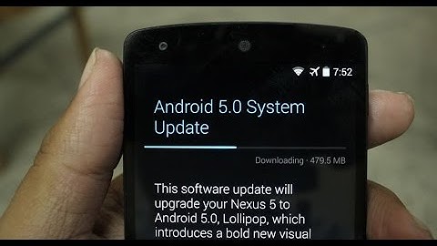 Update To Android 5.0 Lollipop | OTA Update | Nexus 5