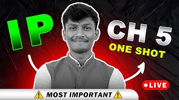 Class 12 IP Chapter 5 ONE SHOT For MP Board 2025 - Informatics Practices LIVE