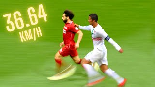 Top 10  Fastest Football Runs | 2023 • Speed Statistics