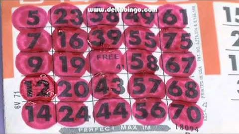 Bingo Patterns, what are they and how they work.