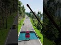 car VS water pit and big spinning hammer ⚒️ #beamng #beamngdrive #beamngcrashes