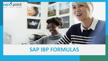 SAP IBP Formulas