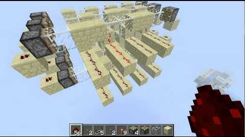 Minecraft: (De-)Multiplexer design (3 bit MUX configuration)