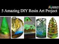 5 MOST Amazing DIY Christmas Ideas from Epoxy RESIN. SIMPLE Tutorial / Resin Art / Part 4
